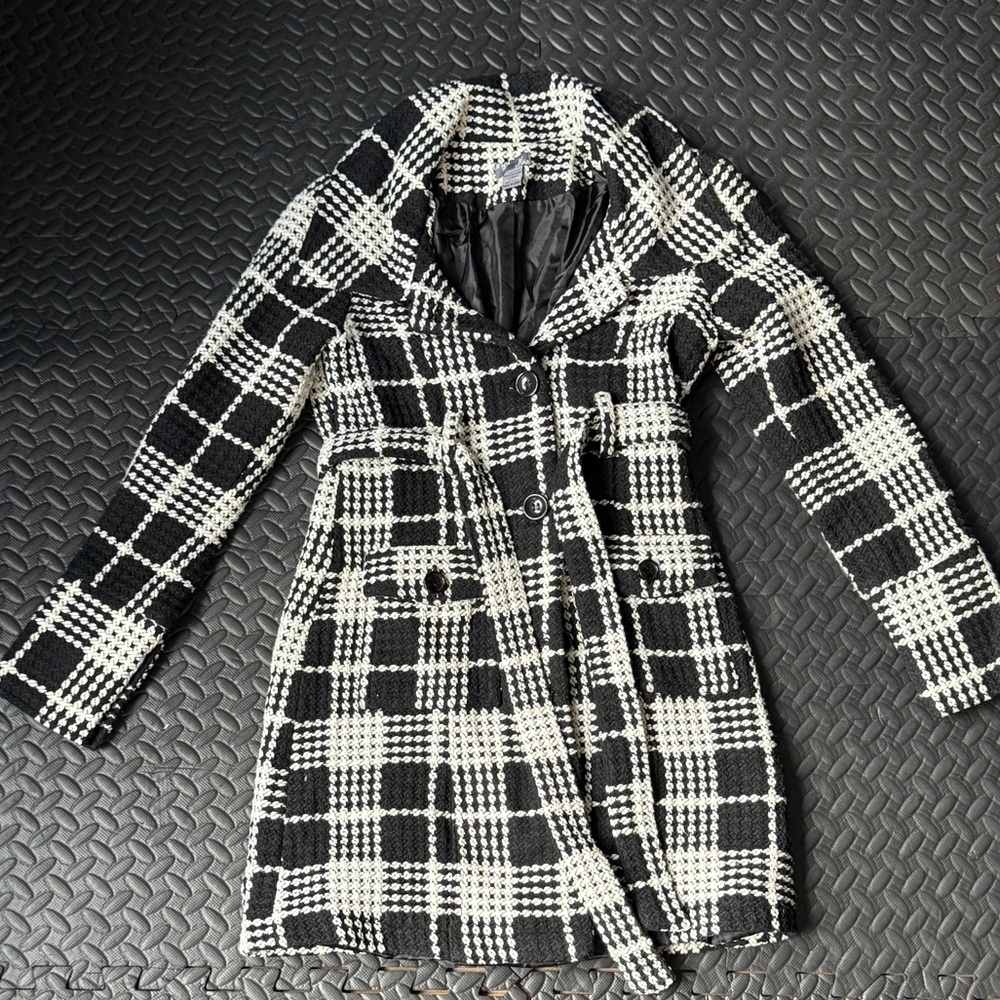 Poetry Black and White tweed Blazer